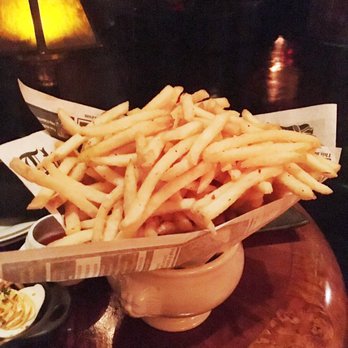 The Edison - Edison Fries $9: Tossed with vinegar. Crispy and flavorful. Good! - Cocktail Bars Near Me - Los Angeles, California