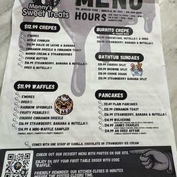 Manny's Sweet Treats - Waffles Near Me - Mineola, New York Manny's Sweet Treats - Waffles Near Me - Mineola, New York