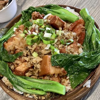 The Soup - S5. Steamed Rice in Lotus Leaf with Braised Pork and Chinese Preserved Vegetable - Soup Near Me - San Francisco, California The Soup - S5. Steamed Rice in Lotus Leaf with Braised Pork and Chinese Preserved Vegetable - Soup Near Me - San Francisco, California