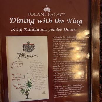 Iolani Palace - Dining room info - Museums Near Me - Honolulu, Hawaii