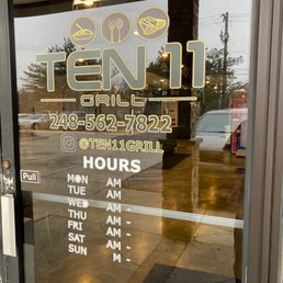 Exterior outside entrance of Ten11 Grill - Entrance - West Bloomfield Township, Michigan Exterior outside entrance of Ten11 Grill - Entrance - West Bloomfield Township, Michigan
