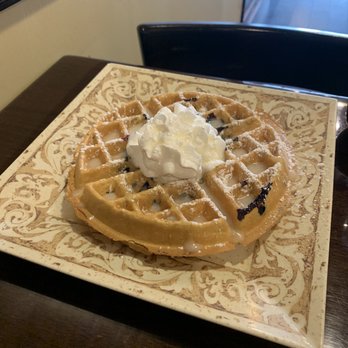 Boston Coffeehouse - Blueberry Belgian Waffle - Coffee & Tea Near Me - Deltona, Florida Boston Coffeehouse - Blueberry Belgian Waffle - Coffee & Tea Near Me - Deltona, Florida