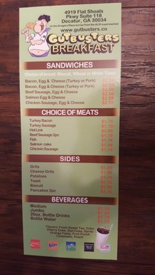 Menu photo 6 Gutbusters Breakfast - Flat Shoals Decatur, GA Menu photo 6 Gutbusters Breakfast - Flat Shoals Decatur, GA