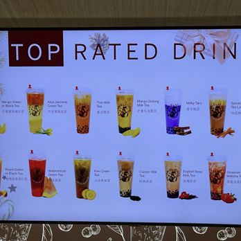 Bubblelicious - a variety of drinks displayed on a large screen - Bubble Tea Near Me - Greenwood, Indiana Bubblelicious - a variety of drinks displayed on a large screen - Bubble Tea Near Me - Greenwood, Indiana