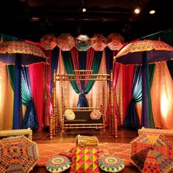 Joseph A. Nelson Community Center - Bay Area Indian Wedding Decorations - Sangeet Decor in Suisun City