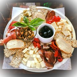 Crotti's On Ash - Charcuterie Board for Two Lonza, Soppressata, Prosciutto, Asiago, Parmigiano, Red Dragon
