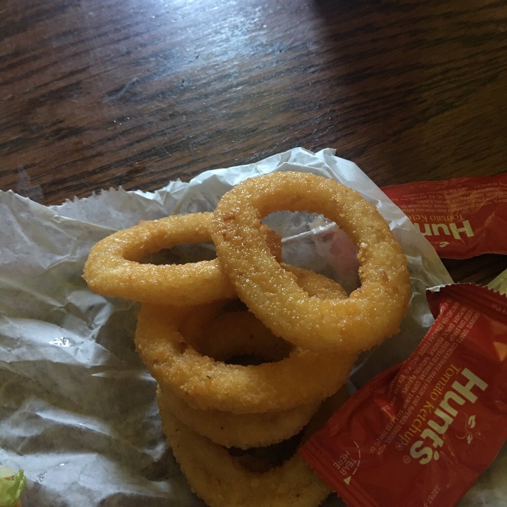 onion rings on a wrapper onion rings on a wrapper