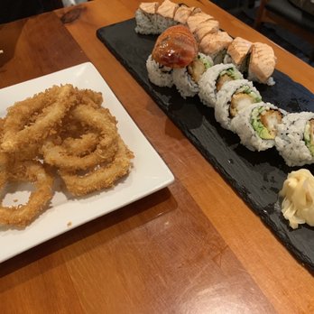 KOKO! Share Bar - Calamari, lobster tempura roll & torched salmon roll - Korean Near Me - Toronto, Ontario