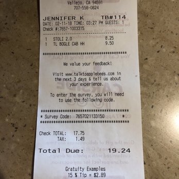 Applebee's Grill + Bar - American Near Me - Vallejo, California Applebee's Grill + Bar - American Near Me - Vallejo, California