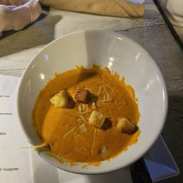 Soup of the day - tomato bisque