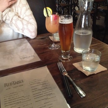 Red Table - Stone enjoy by (2/14/14) and a rum punch - Gastropubs Near Me - Huntington Beach, California