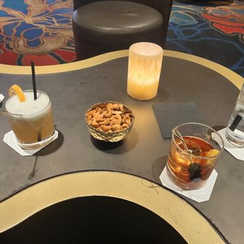 Baccarat Bar & Lounge - Bourbon sour, old fashioned and some cashews. - Lounges Near Me - Las Vegas, Nevada