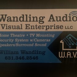 Wandling Audio Visual Enterprise - Wandling Audio VIsual Enterprise LLC business card