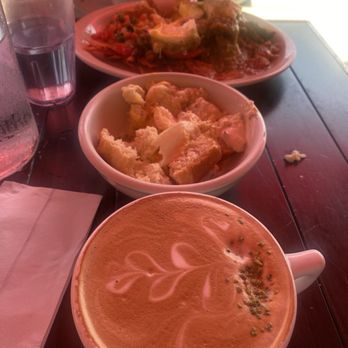 Millie's Cafe - Pasadena - Chilaquiles Benedict, biscuit and gravy, pistachio latte - Breakfast & Brunch Near Me - Pasadena, California