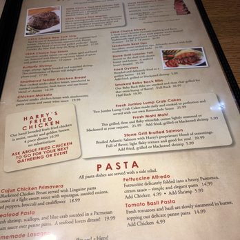 Harry's Stone Grill - Menu - Pasta Shops Near Me - Madison, Indiana