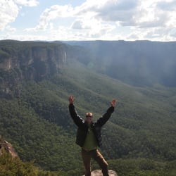 Life's an Adventure - On the top of the world... or at least the Blue Mountains gorgeous canyon