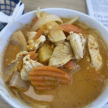 Polly's Thai Food - Massaman chicken curry. - Thai Near Me - Lawton, Oklahoma Polly's Thai Food - Massaman chicken curry. - Thai Near Me - Lawton, Oklahoma
