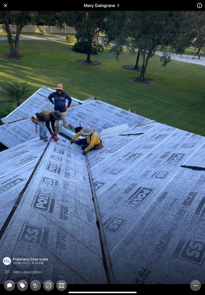 Slide of Len's Roofing