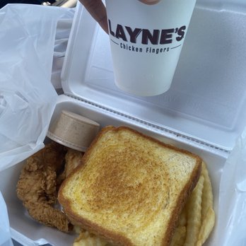 Layne's Chicken Fingers - Oreo Milkshake The 3 Finger Meal - Chicken Shop Near Me - Houston, Texas