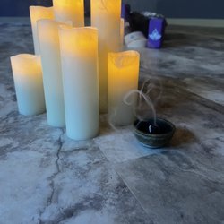 Sanctuary Yoga - Holding space... smudging our studio before class.
