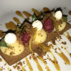L'Artegal - Tarte au citron, caramel d'agrumes et biscuits crumble