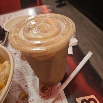 Maxi’s Noodle 3 - Yuenyeung/HK Milk Tea + Coffee- $4.60 (for 16 oz iced, $3.70 for 12 oz hot.) Very tasty - Cantonese Near Me - New York, New York Maxi’s Noodle 3 - Yuenyeung/HK Milk Tea + Coffee- $4.60 (for 16 oz iced, $3.70 for 12 oz hot.) Very tasty - Cantonese Near Me - New York, New York