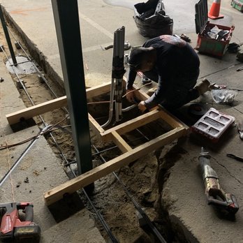 Off The Hinge - Mark installing conduit for vehicle gate operator - Door Sales/Installation Near Me Off The Hinge - Mark installing conduit for vehicle gate operator - Door Sales/Installation Near Me