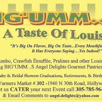 Big' Umm...s - Big' Umm...s, A Taste of Louisiana - Desserts Near Me - Hollywood, Florida