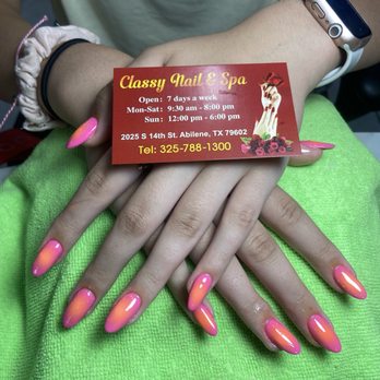 Classy Nails And Spa - My nails. - Nail Salons Near Me - Abilene, Texas
