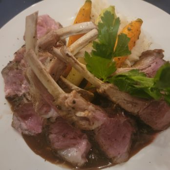 Cafe Margaux - Rack of Lamb. MY MAIN ATTRACTION! - French Near Me - Cocoa, Florida