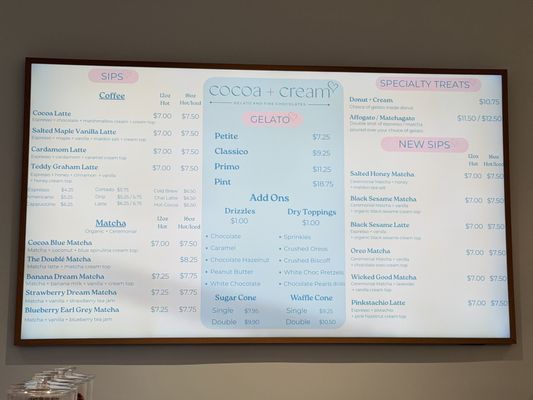 Menu photo 8 Cocoa + Cream Los Angeles, CA Menu photo 8 Cocoa + Cream Los Angeles, CA