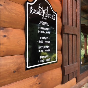Bama Bucks - Hours - New American Near Me - Sardis City, Alabama Bama Bucks - Hours - New American Near Me - Sardis City, Alabama