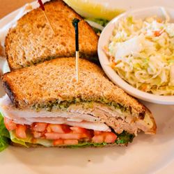 Grilled Pesto Turkey Sandwich