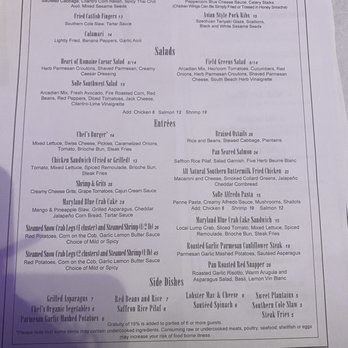 SoBe Restaurant and Lounge - Menu - American Near Me - Lanham, Maryland