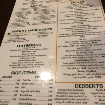 Packy's Sports Pub & Grill - Menu 2 - Sports Bars Near Me - Lighthouse Point, Florida Packy's Sports Pub & Grill - Menu 2 - Sports Bars Near Me - Lighthouse Point, Florida