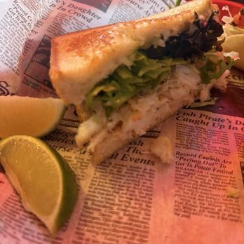 Tony's Crab Shack - Crab sandwich half (split with hubby) - Seafood Near Me - Bandon, Oregon Tony's Crab Shack - Crab sandwich half (split with hubby) - Seafood Near Me - Bandon, Oregon