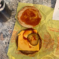 McDonald's - Forgot the patty not good at all