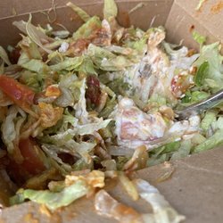 Burrito bowl after I'd devoured a bunch: A+