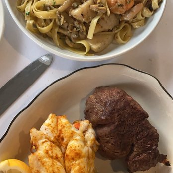 Rico's Restaurant - Surf & turf (it was ok) but the Alfredo clam pasta was super yummy - Italian Near Me - Pittsburgh, Pennsylvania Rico's Restaurant - Surf & turf (it was ok) but the Alfredo clam pasta was super yummy - Italian Near Me - Pittsburgh, Pennsylvania