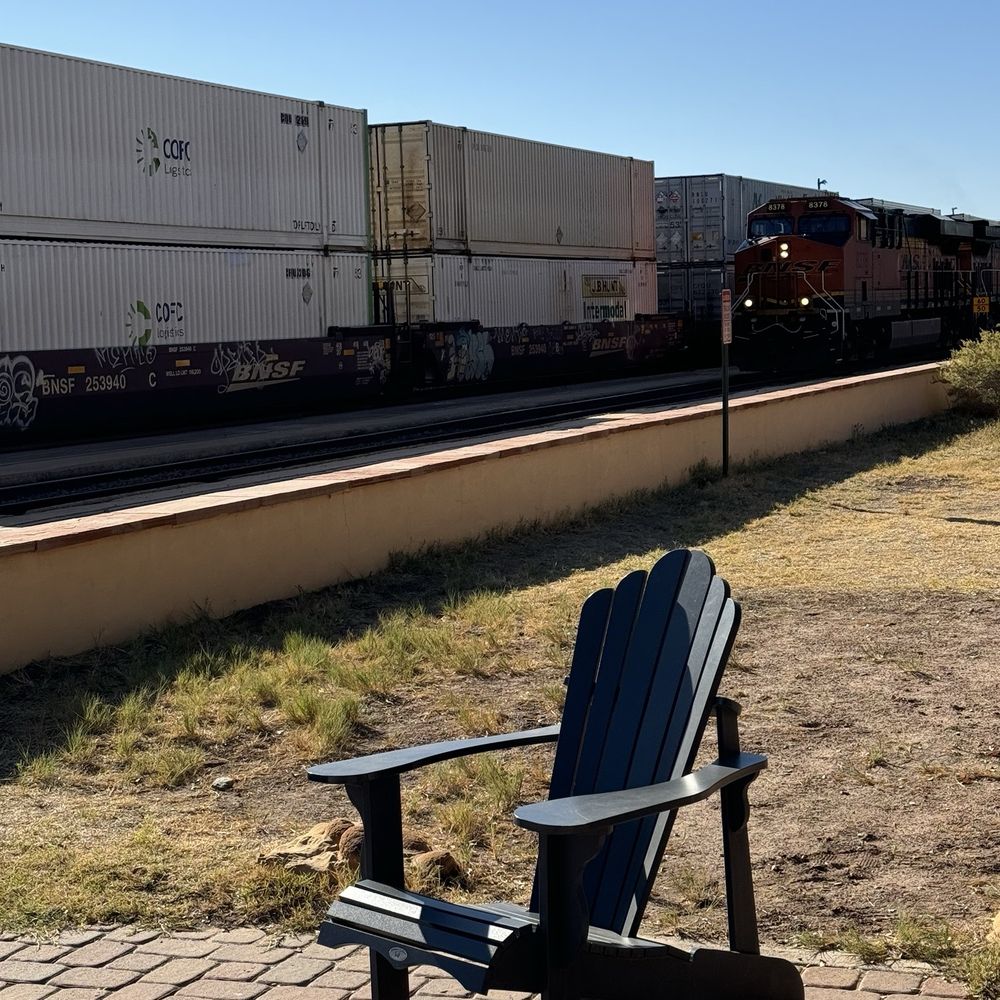 La Posada Hotel - Various types of chairs near tracks at hotel - Hotels Near Me - Winslow, Arizona La Posada Hotel - Various types of chairs near tracks at hotel - Hotels Near Me - Winslow, Arizona
