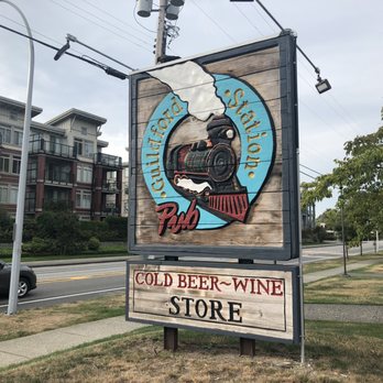 Guildford Station Pub - Sign from road~ - Pubs Near Me - Surrey, British Columbia