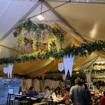 Denver Christkindlmarket - Heated tent and music stage - Public Markets Near Me - Denver, Colorado