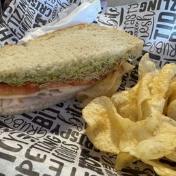 The Gobbler - my husband ate the other 1/2 and it was so loaded it filled him up!