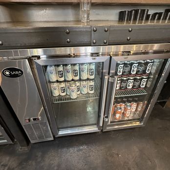 Oak Park Brewing - Inside fridge - Burgers Near Me - Sacramento, California Oak Park Brewing - Inside fridge - Burgers Near Me - Sacramento, California