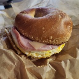 Ham and Swiss Egg Sandwich