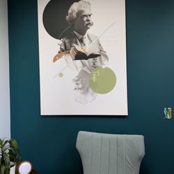 West Hartford Coworking - Mark Twain would approve of this writing environment ;-)