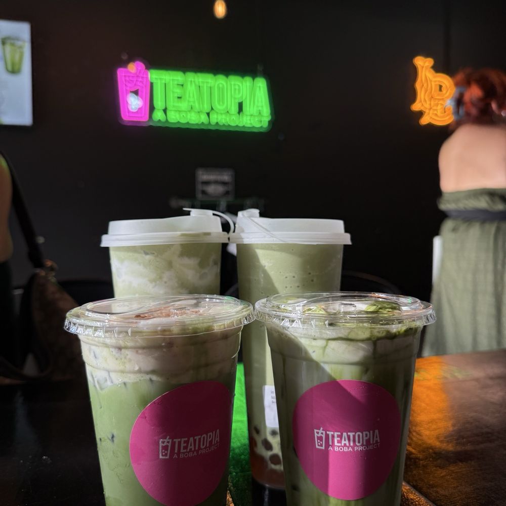 Teatopia - Matcha Blended - Bubble Tea Near Me - Long Beach, California