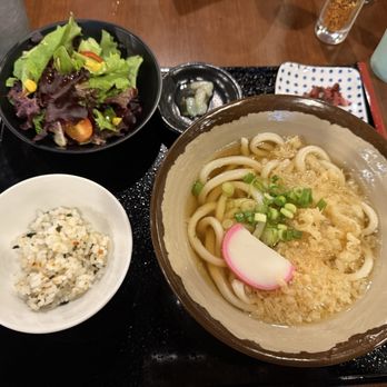 Udon Yonpachi - Tanuki udon lunch set - Japanese Near Me - Honolulu, Hawaii