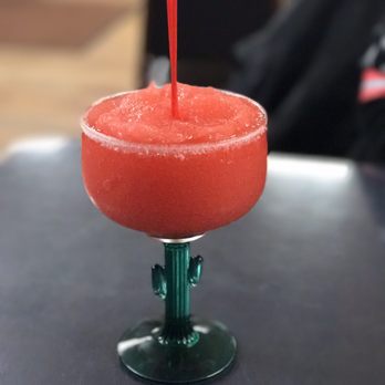 Michael's Tacos - A wonderful strawberry margarita, definitely didn't scrimp on the tequila! - Tacos Near Me - Cody, Wyoming