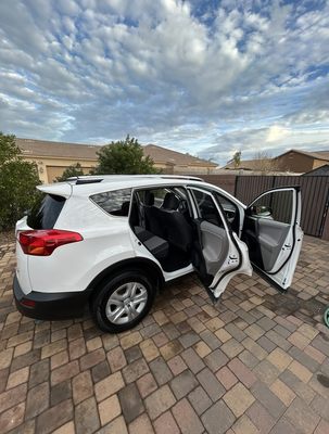 Full detail package - Exterior cleaning + spray wax, and Interior cleaning (vacuum, steam clean, sanitize) Full detail package - Exterior cleaning + spray wax, and Interior cleaning (vacuum, steam clean, sanitize)